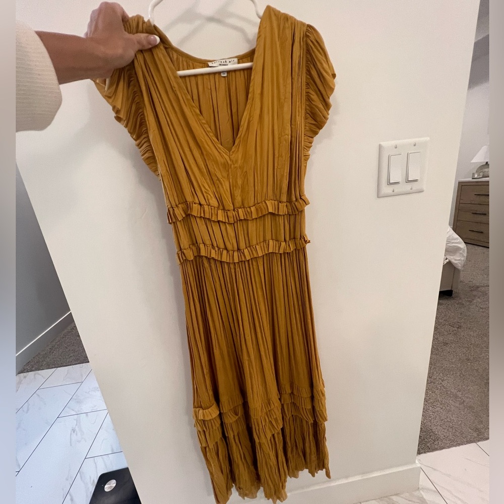 Current air maxi ruffle dress size XS